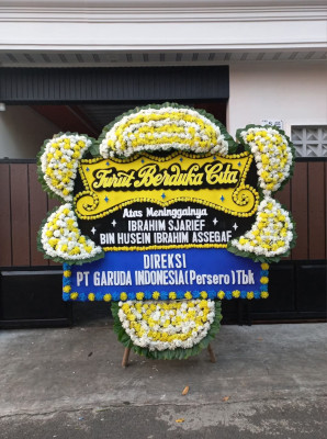 Papan Bunga Duka di Batulawang